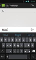 Ingresa texto Teclados de pantalla táctil Tu teléfono permite escoger entre dos teclados en pantalla: Android y Swype.