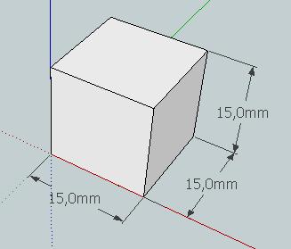 Deseamos dibujar el cubo base de cubo soma por tanto necesitamos marcar un
