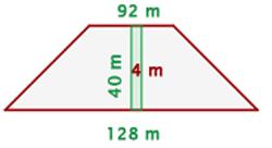 A Z = A Trapecio A Camino 13) Un jardín rectangular tiene por dimensiones 30 m y 20 m.