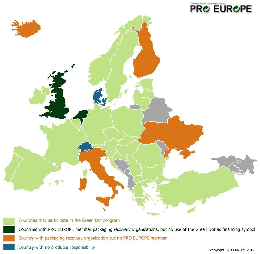 Países con REP en Europa