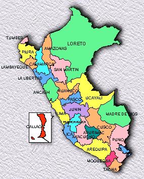 NIVELES DE GOBIERNO Y DIVISION POLITICA DEL PERU 25 departamentos y 01 Provincia Constitucional son gobernados por 27 Gobiernos Regionales 198 provincias son