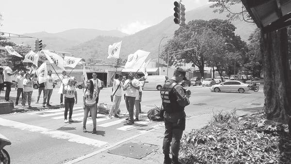 regional 7 Caracas escenario di violencia contra marcha VENEZUELA (El Nacional).