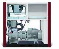 El secador refrigerante integrado opcional reduce la necesidad de instalaciones adicionales y el espacio necesario, facilitando así la instalación del compresor.