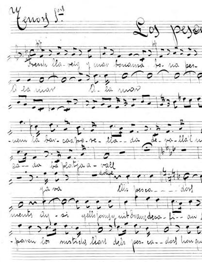 A continuació, descrivim el contingut musical de les peces que integraren la cantada: La Maquinista (1867). Polka catalana corejada. Música i poesia de Josep Anselm Clavé (1824-1874).