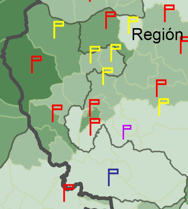 Mapa 12: Captura del Estado por grupos armados ilegales: presencia de