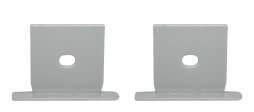 NUEVO IP 20 Material ILUPA2404 Perfil rectangular de aluminio acabado natural de empotrar o sobreponer de de largo para recibir tira explaplana de LEDS. Nota: No incluye accesorios. 3.8 cm 2.