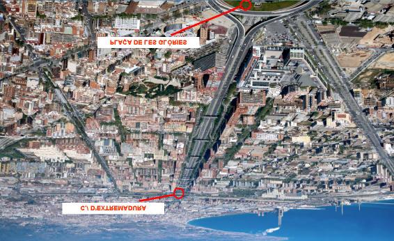 Introducció L últim trimestre d aquest any 2002 es posaran en marxa les obres de remodelació de la Gran Via entre la plaça de les Glòries i el carrer d Extremadura.