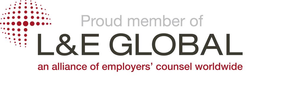 Q U I E N E S S O M O S D E R E C H O L A B O R A L Somos parte integrante de la alianza internacional de firmas de abogados L&E Global, que provee asesoría a empleadores en relaciones laborales,