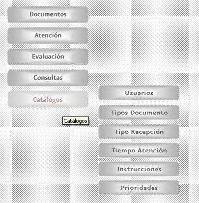V. Catálogos La opción Catálogos del menú le permite agregar, y editar lo elementos con los cuales trabajará el sistema.