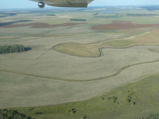 Las represas para riego en Uruguay En Uruguay hay en la actualidad alrededor de 180.000 hectáreas bajo riego, mayormente para cultivos de arroz.