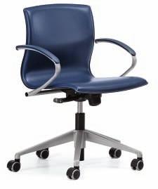 The swivel Webtop chair version with adjustable foot-rest are usually used for receptions, counters etc.