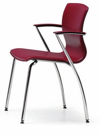 The chair is realized in saddle leather hand sewed available in various colors and give an exceptional support to