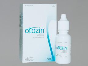 En combinación con benzocaína se usa en gotas óticas para aliviar el dolor y la inflamación ocasionados por las infecciones del oído medio.