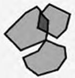 Figura 8. Ejemplos gráficos de errores topológicos frecuentes Metodología 35 Los polígonos no pueden superponerse No deben quedar áreas sin interpretar, debe ser una capa continua sin baches (huecos).