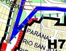 64 cuadrados, ubicadas en: 1. Iniciando la calle Río Paraná y Ricardo Margáin Zozaya; 2. Al terminar la calle Río Paraná y Gómez Morín; 3.