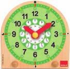 percepción. A partir de 4 años. Medidas: 39 x 27 x 5 cm. 54863 +2 Reloj calendario castellano Reloj calendario con los meses, las estaciones, el tiempo, los días, las horas y los minutos.
