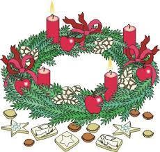 La corona o guirnalda de Adviento es el primer anuncio de Navidad. Es un círculo de follaje verde, la forma simboliza la eternidad y el color la esperanza y la vida.