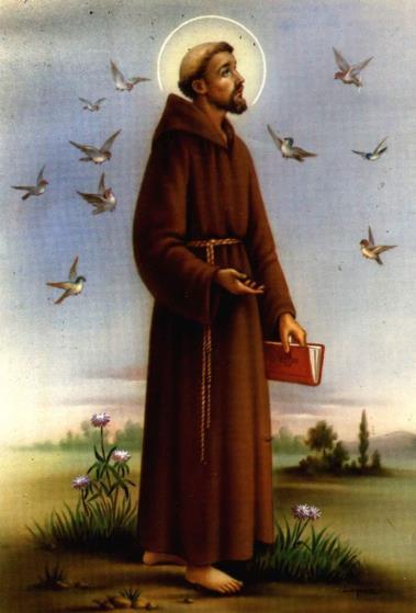 1. San Francisco de Asís (4 de octubre) San Francisco fue un santo que vivió tiempos difíciles de la Iglesia y la ayudó mucho.