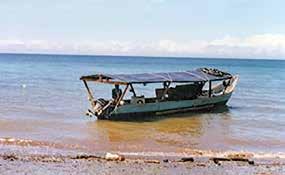 Tabla 3. Tipos de embarcaciones utilizadas para la pesca de altura PESCA CON VOLANTÍN PESCA CON ESPINEL Especie objetivo: pargo rojo.