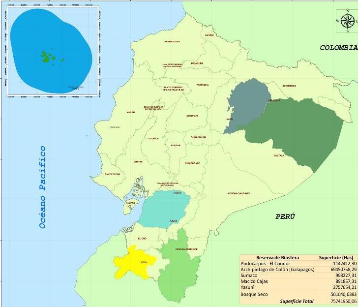Proyecto BRESEP: Ecuador Objetivos: Ampliación de la RB de