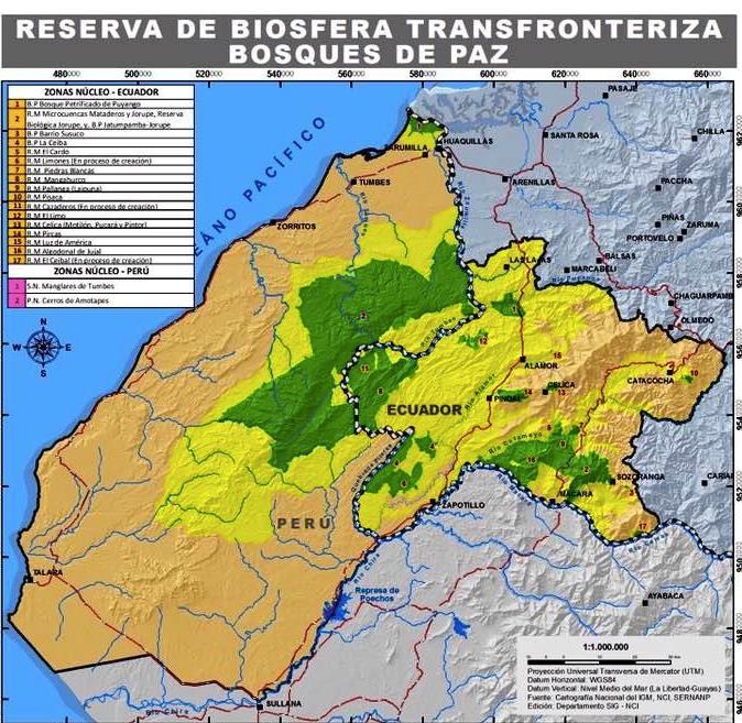 Nominación de la RB Bosques de Paz: Ecuador - Perú Reserva de Biosfera