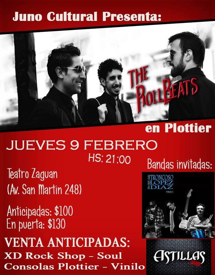 The Roll Beats Localidad: Plottier Fecha: Viernes 09 Febrero