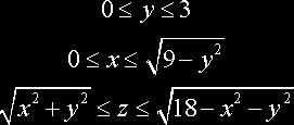 ESFERICAS Integral en R IR 3, planteamiento en esféricas, ejemplo Convert into spherical coordinates. Let s first write down the limits for the variables.