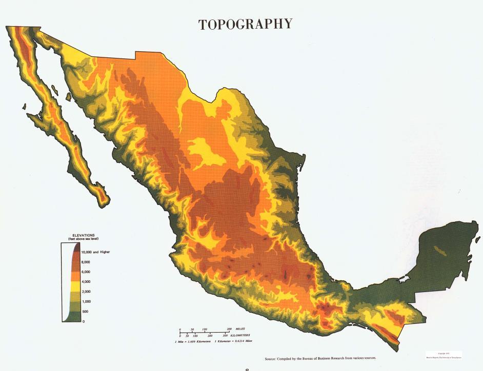 Mapas topográficos