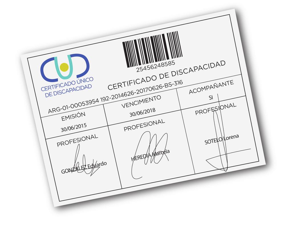 El CUD es un documento público. El certificado único de discapacidad. Muchas personas llaman CUD al certificado único de discapacidad. El CUD es un documento público.