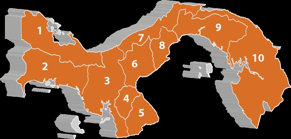 Provincias con facilitadores: 10/10 Distritos y comarcas con