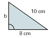 Ejemplo 4: Calcular el valor del cateto que falta en el triángulo rectángulo siguiente: =c Si es la hipotenusa,