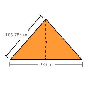 784 m), pero la altura no la midieron físicamente, sino que la calcularon.