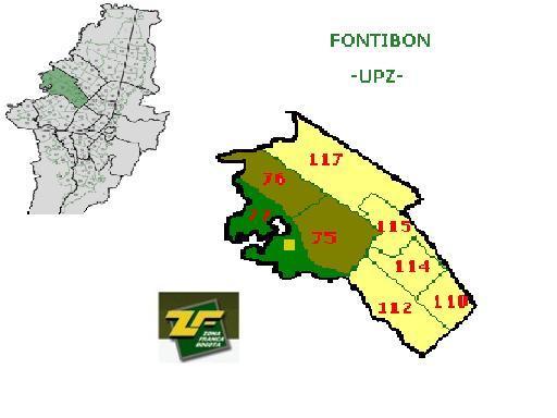 Radio 1: Fontibón UPZ 77 Zona Franca: Barrios El