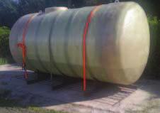CASIS INSTALACIÓN RÁPIA El soporte metálico simplifica la instalación de las cisternas y equipos horizontales para enterrar.