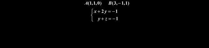 Sea r la recta que pasa por los puntos y y s la recta dada por a) Halla la ecuación general del plano que pasa por el origen de coordenadas y es paralelo a las rectas dadas.