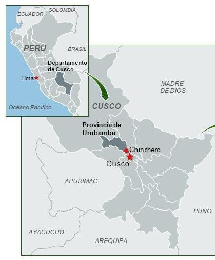 I. Introducción Ubicación: Distritos Chinchero y Huayllabamba, Provincia de Urubamba, Región de Cusco, a 29 km de la ciudad de Cusco por la carretera en sentido noroeste Descripción: Concesión del