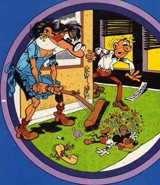 botones Sacarino y Rompetechos. El cómic de aventuras español tuvo su representación con personajes como El capitán Trueno, El Jabato o El guerrero del Antifaz.