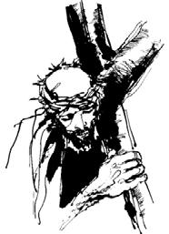 Semana del 19 al 23 de Marzo de 2018 MIÉRCOLES Hola a todos buenos días: Este es Jesús cargando con su cruz y andando hacia el monte Calvario. Allí fue donde lo clavaron y murió.