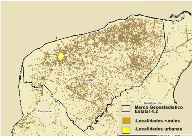 Capital: Mérida s: 106 Extensión: 39 612 km 2, el 2. del territorio. Población: 1,953,027 habitantes, el 1. del total del país.