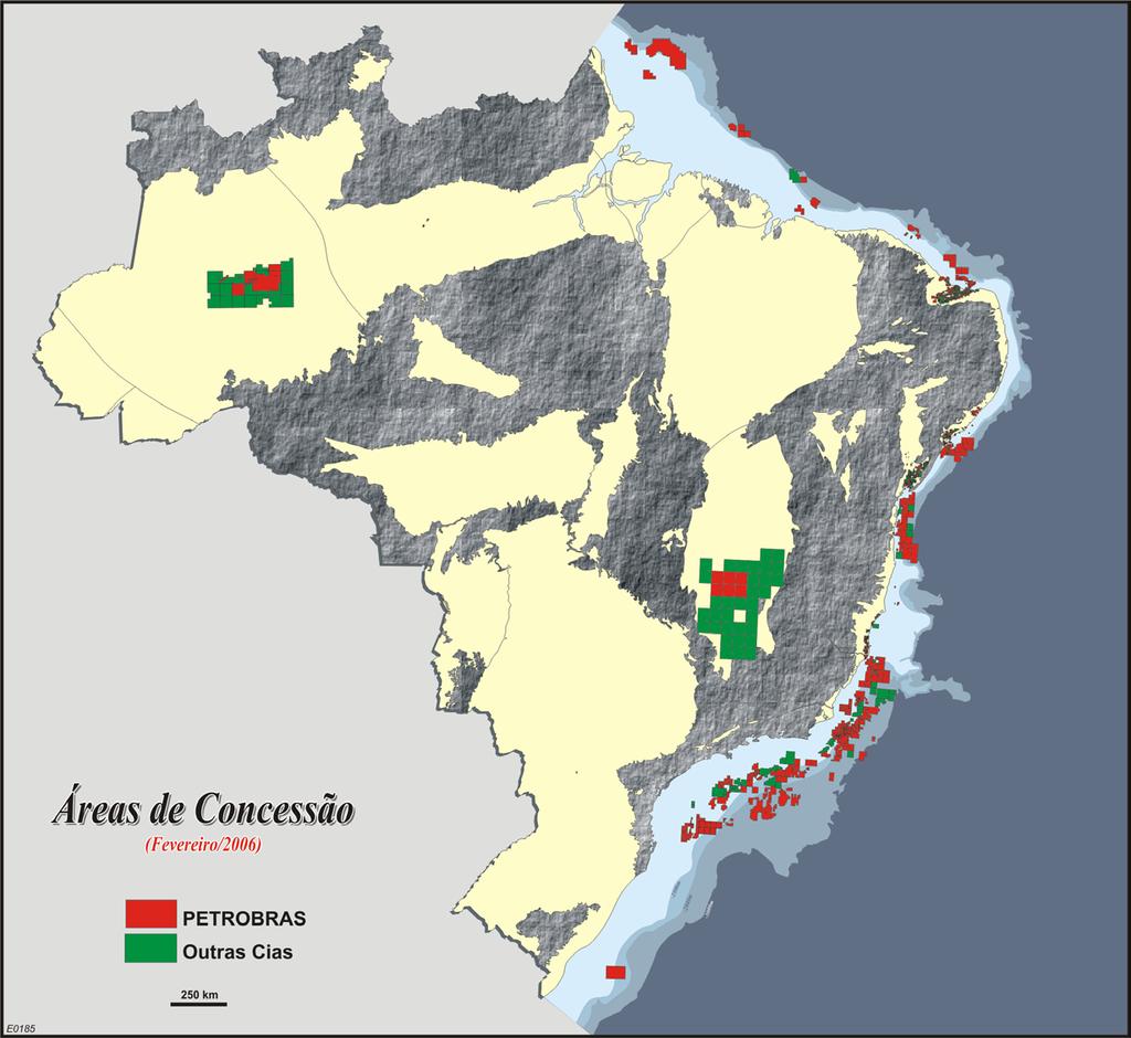 Pozos de exploración 2006-2010 MEC (13) Solimões (3) Ceará (7) Potiguar (47) SEAL& REC (54) S.