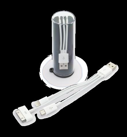 Multicargador USB 3 en 1 TE0343 Cable conector USB para iphone 4/4S/5/6 y Micro USB
