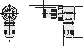 F39-TGR-SB-CMB1 Caja de conexión de exclusión (muting) Soporte de montaje (soporte común para F3S-TGR-SB@-K@C y F39-TGR-SB-CMB@) Conector macho,