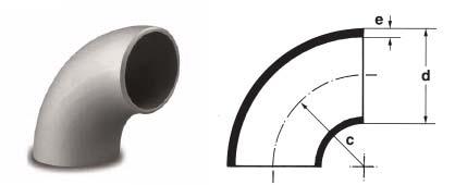 CURVAS 90º Unión de tubos con los extremos lisos: Permiten adaptar la línea de la tubería al terreno o a nuestras necesidades. Fabricadas en acero sin soldadura.