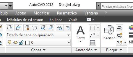 interacción con la interfaz de usuario de AutoCAD A)