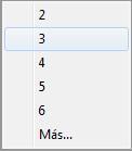 En el editor de texto in situ, seleccione una opción de columna en la lista de columnas. Puede elegir entre columnas: Dinámicas Estáticas.