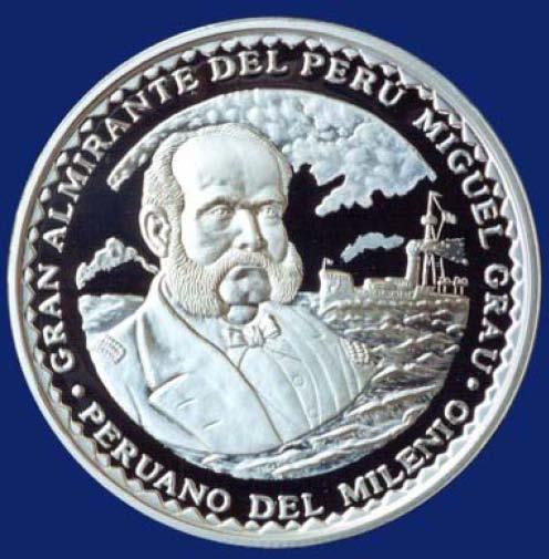 Centenario de la Inmigración Japonesa al Perú Moneda de Plata Año de Acuñación 2000