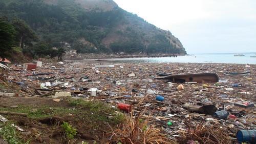 El tsunami La ola que devastó el pueblo de San Juan Bautista dejó