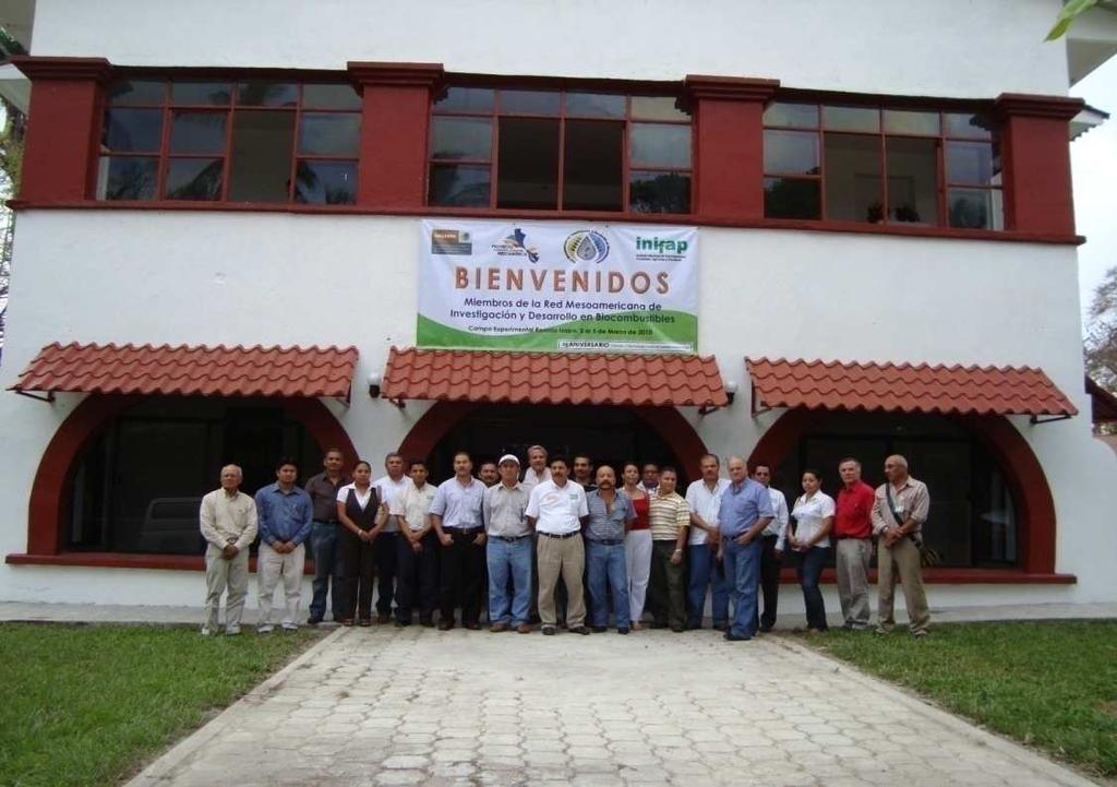 REUNIÓN TEMÁTICA En el marco de actividades de la Red Mesoamericana de Investigación y Desarrollo en Biocombustibles se realizó la Reunión del grupo de trabajo sobre Mejoramiento Genético de Jatropha
