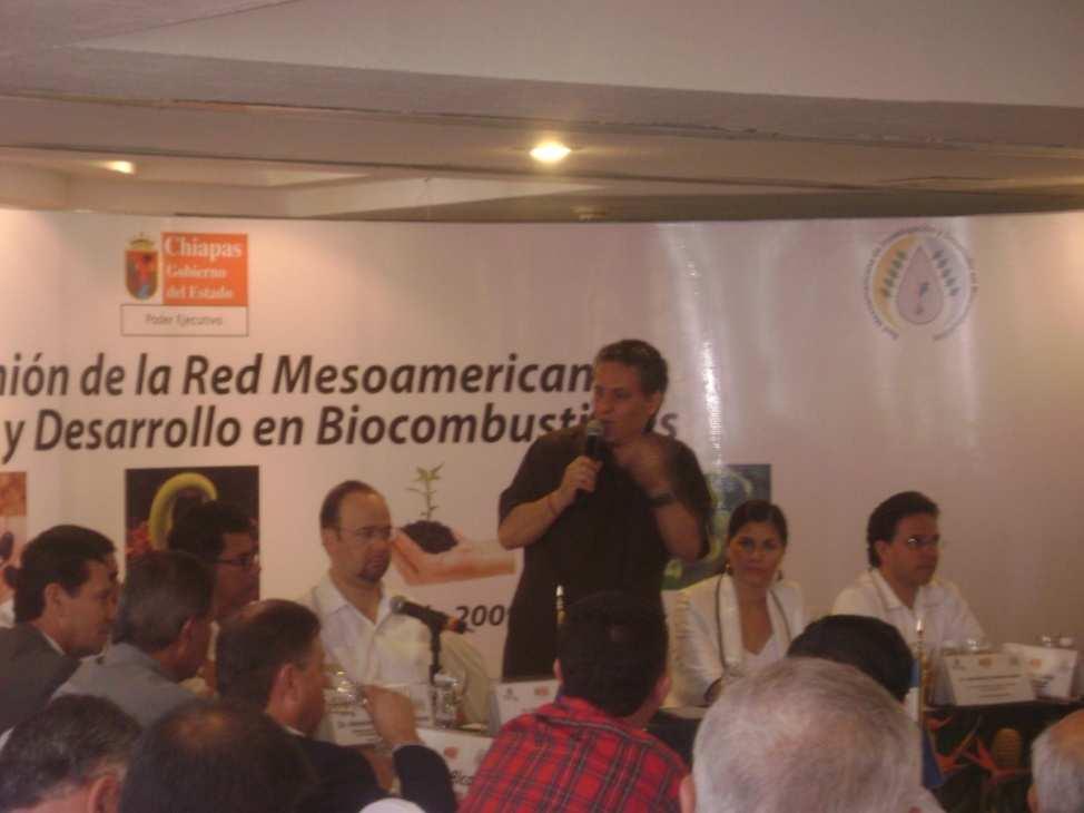 PRIMERA REUNIÓN CONFORMACIÓN DE LA RED Del 23 al 26 de agosto de 2009 se llevó a cabo en Tuxtla Gutiérrez, Chiapas, la Primera Reunión de la Red Mesoamericana de Investigación y Desarrollo en