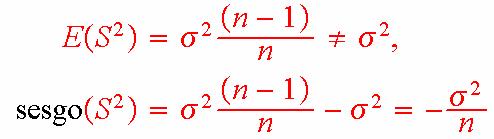 Qué estimador usamos para σ²?